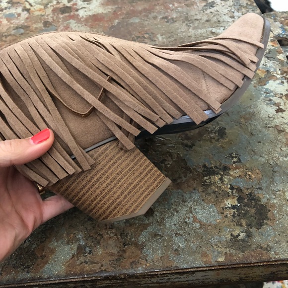 Fashion Beast Ankle Booties Faux Suede Slip On - Picture 5 of 8